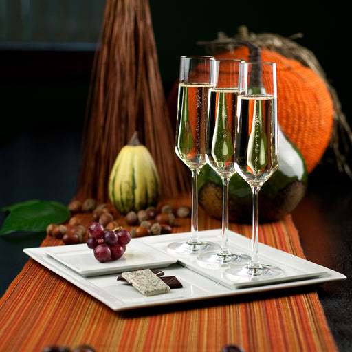 Schott Zwiesel Pure Tritan Crystal Champagne Flute Glass, 7.1 ounce, Set Of 6
