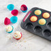 Trudeau Silicone Standard Muffin Baking Cup, Tropical, Set of 12