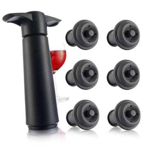 Vacu Vin Wine Saver Pump with 6 Stoppers