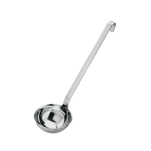 Rosle Stainless Steel Ladle With Hook Handle and Pouring Rim, 2.7-ounce
