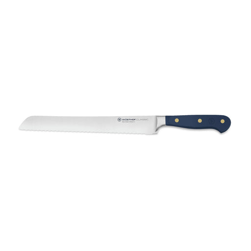 Wusthof Classic 9-Inch Double Serrated Bread Knife, Wild Blueberry