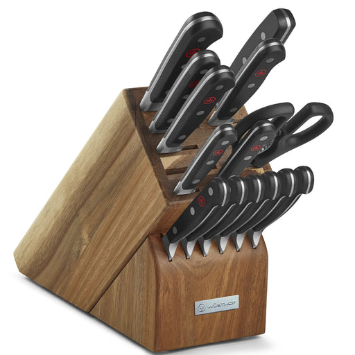 Wusthof Classic Classic 15 Piece Knife Block Set, Acacia