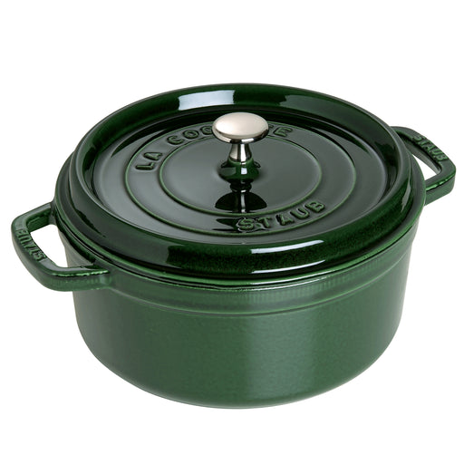 Staub 4-qt Round Cocotte, Basil