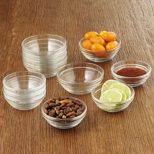 Duralex Made In France Lys Stackable Glass Bowl, Set of 6