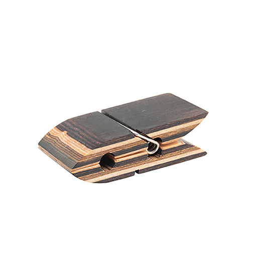 Island Bamboo Pakkawood Bag Clip, Set of 2, Natural