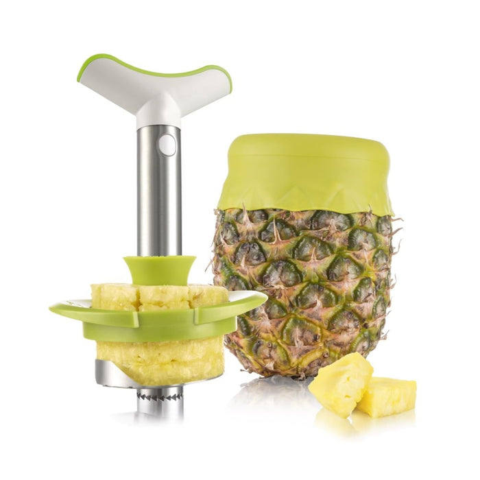 Vacu Vin Pineapple Slicer Deluxe Set, Stainless Steel