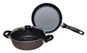 Swiss Diamond 3 Piece Cookware Set - Fry Pan and Casserole