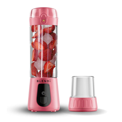 Blendi Pro Plus Premium Cordless Portable 17.5oz Rechargeable Blender, Pink