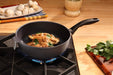 Swiss Diamond HD Nonstick 3.8 qt Saute Pan with Glass Lid, Induction