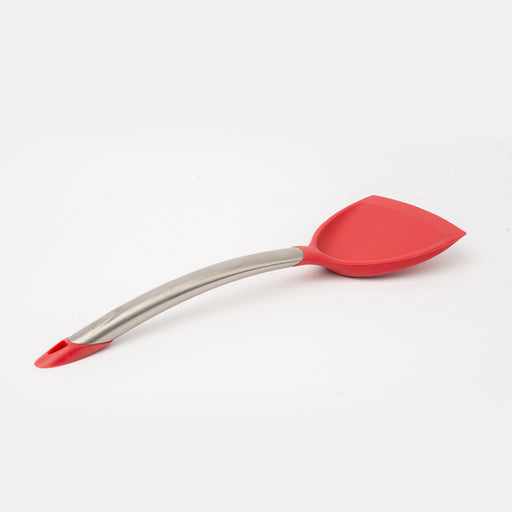 Cuisipro Silicone & Stainless Steel Wok Turner, Red