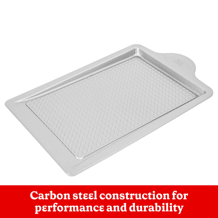 Betty Crocker Carbon Steel Easy Slide 18.5 x 11.5 x 1 Inch Baking Sheet