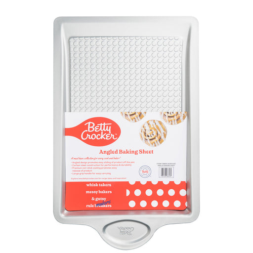 Betty Crocker Carbon Steel Easy Slide 18.5 x 11.5 x 1 Inch Baking Sheet