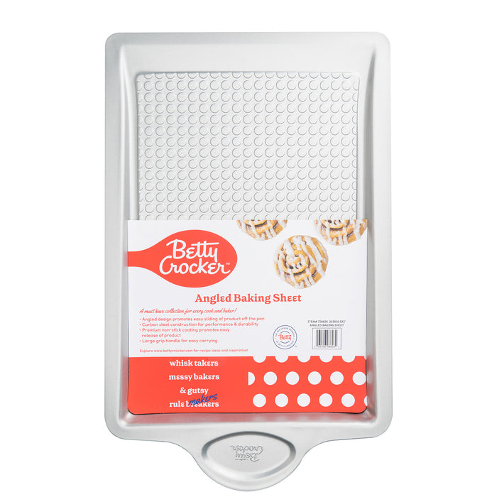 Betty Crocker Carbon Steel Easy Slide 20.5 x 12.75 x 1 Inch Baking Sheet