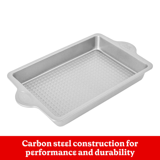 Betty Crocker Carbon Steel 16.5 x 9.75 x 2 Inch Roaster Pan