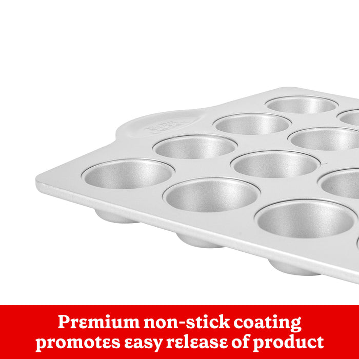 Betty Crocker Carbon Steel 24 Cup Mini Muffin Pan