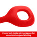 Betty Crocker Silicone 13 Inch Stirring Spoon, Red