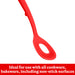 Betty Crocker Silicone 13 Inch Stirring Spoon, Red