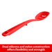 Betty Crocker Silicone 13 Inch Slotted Spoon, Red