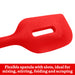 Betty Crocker Silicone 12 Inch Slotted Spatula, Red