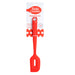 Betty Crocker Silicone 12 Inch Slotted Spatula, Red