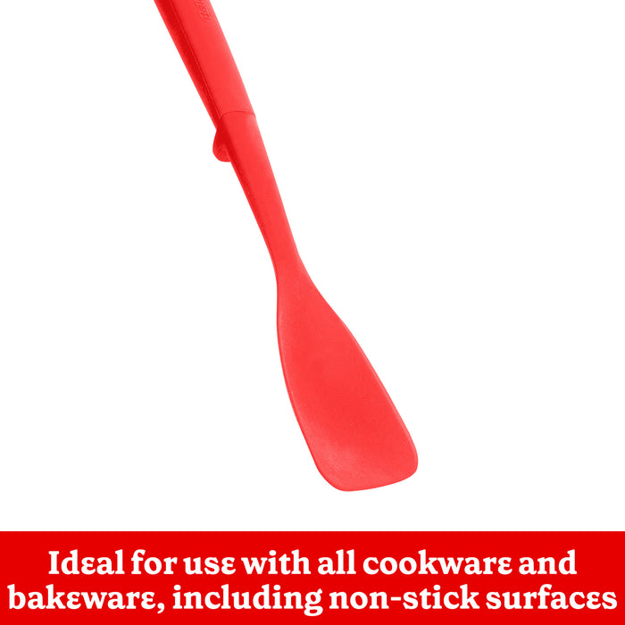 Betty Crocker Silicone 13 Inch Spatula, Red