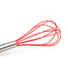 Betty Crocker Silicone Coated 10 Inch Whisk, Red/Stainless Steel