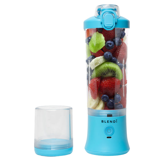 Blendi X 24 oz BPA-Free Rechargable Portable Blender, Turquoise