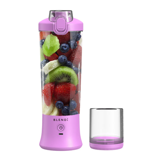 Blendi X 24 oz BPA-Free Rechargable Portable Blender, Purple