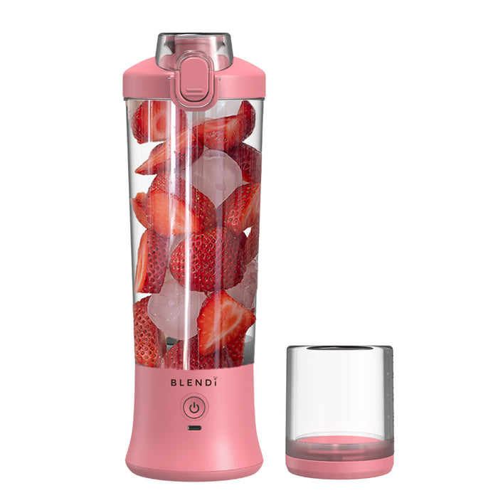 Blendi X 24 oz BPA-Free Rechargable Portable Blender, Pink