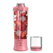 Blendi X 24 oz BPA-Free Rechargable Portable Blender, Pink