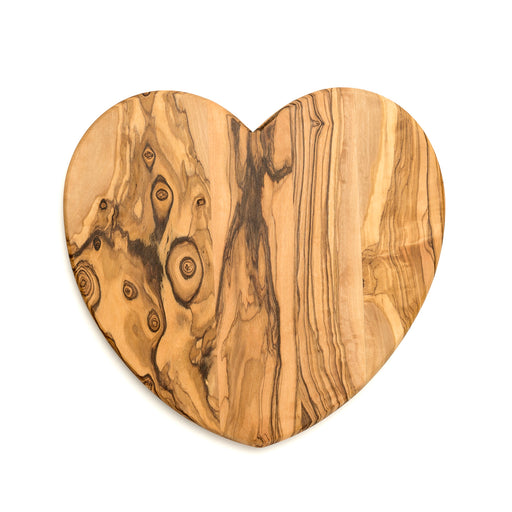 Berard Olivewood Cutting Board, Heart Shape, 8.66 x 8.27 x 0.63"