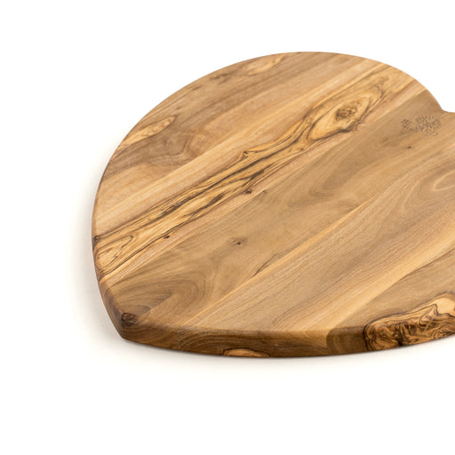 Berard Olivewood Cutting Board, Heart Shape, 11 x 6.7 x 0.63"