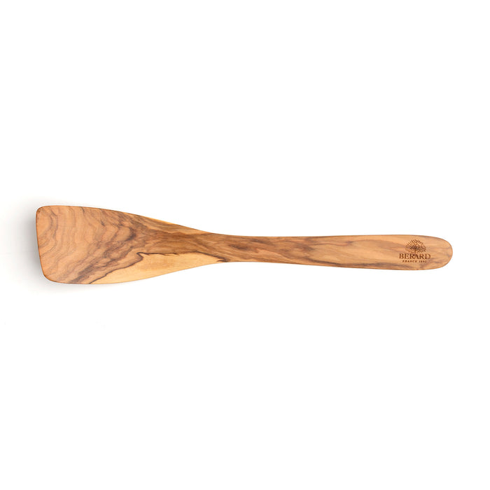 Berard Handcrafted Olive Wood 12 Inch Curved Spatula