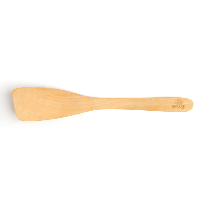 Berard Contour Olive Wood Curved Spatula, 12-Inch