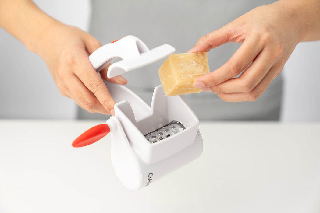 Cuisipro Surface Glide Technology Rotary Dual Grater White