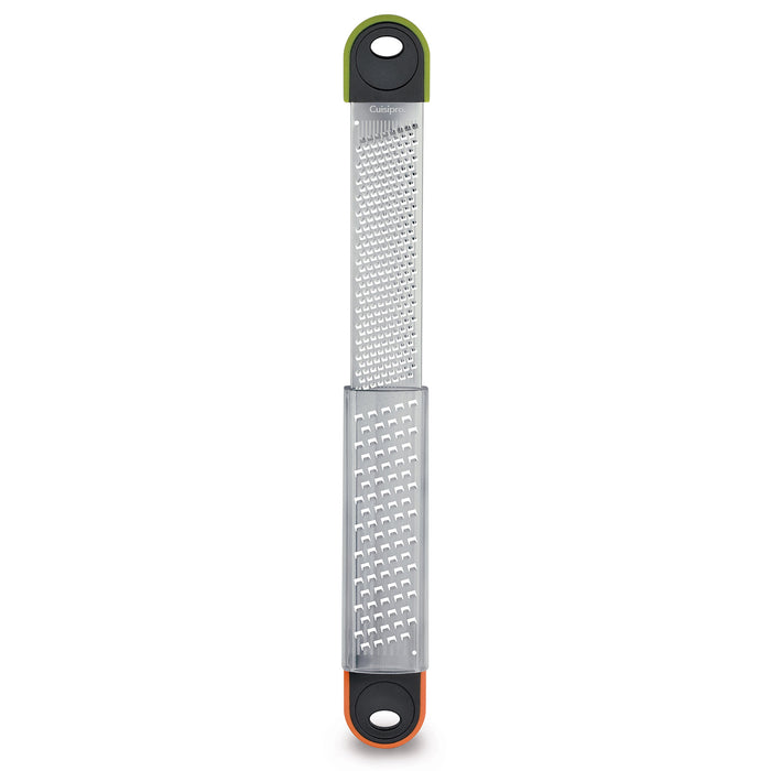 Cuisipro Dual Grater Fine Coarse Rasp Cheese Grater Zester Etched