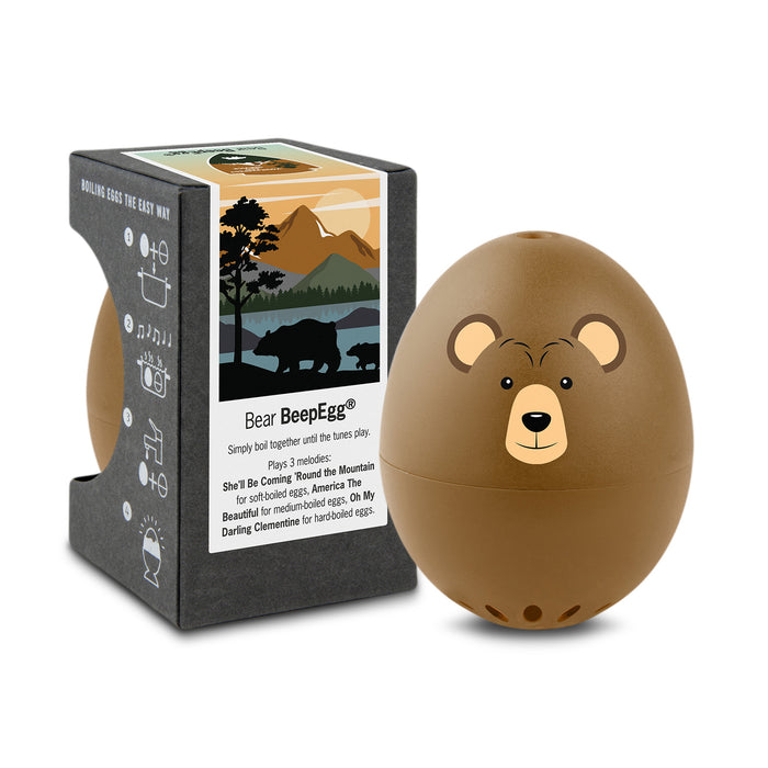 Brainstream Bear BeepEgg Singing and Floating Egg Timer for Boiled Eggs