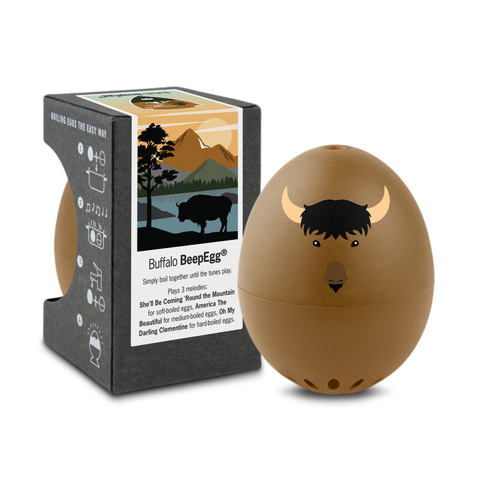 Brainstream Buffalo BeepEgg Singing and Floating Egg Timer for Boiled Eggs