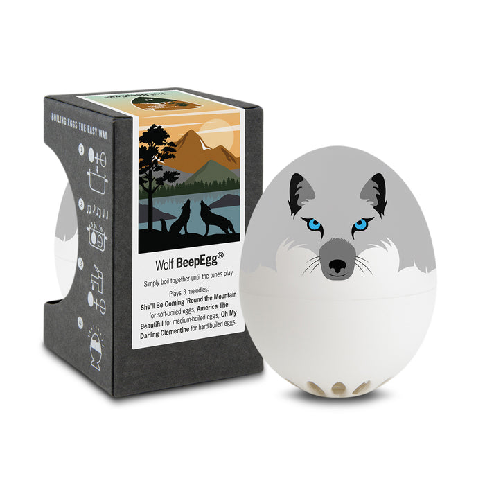 Brainstream Wolf BeepEgg Singing and Floating Egg Timer for Boiled Eggs