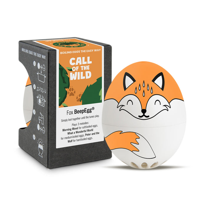 Brainstream Fox BeepEgg Singing and Floating Egg Timer for Boiled Eggs