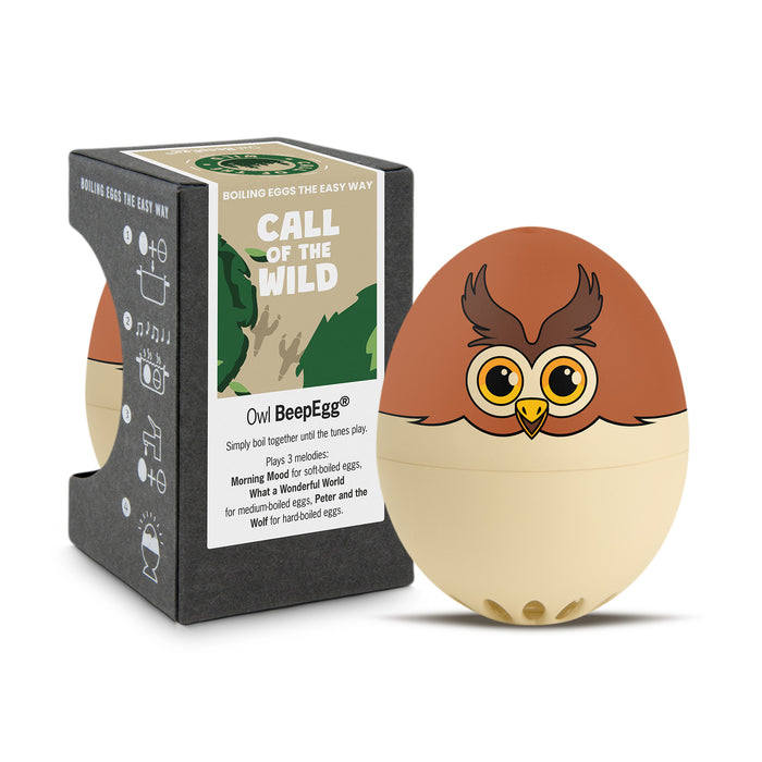 Brainstream Owl BeepEgg Singing and Floating Egg Timer for Boiled Eggs