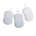 Once Again Home Co. RE:Usable Sponges, Branches Pattern, Set of 3, Gray