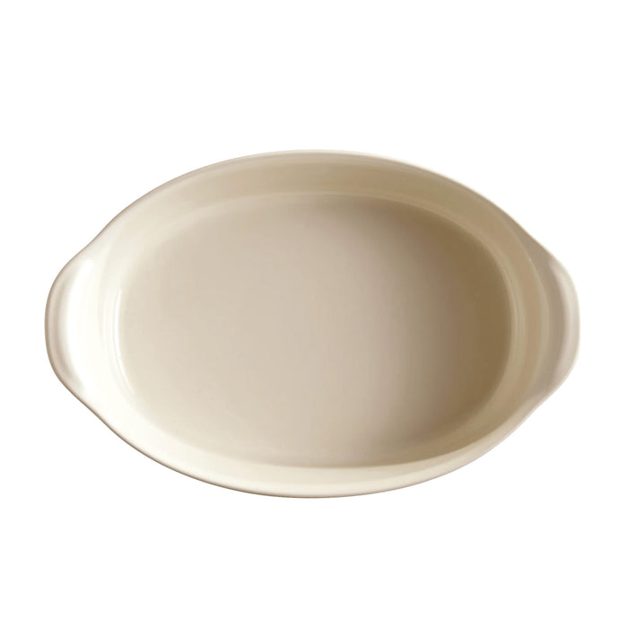 Emile Henry Small Oval Oven Dish Ultime, Clay