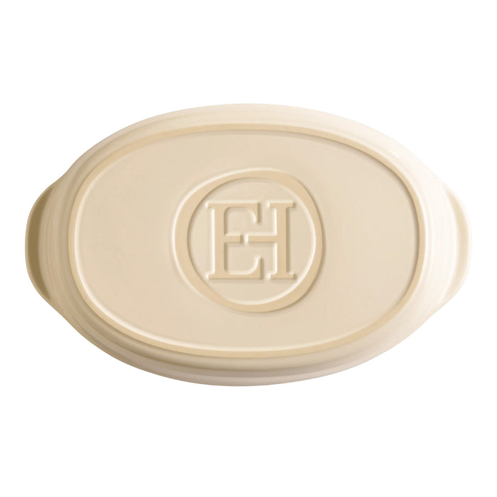 Emile Henry Small Oval Oven Dish Ultime, Clay