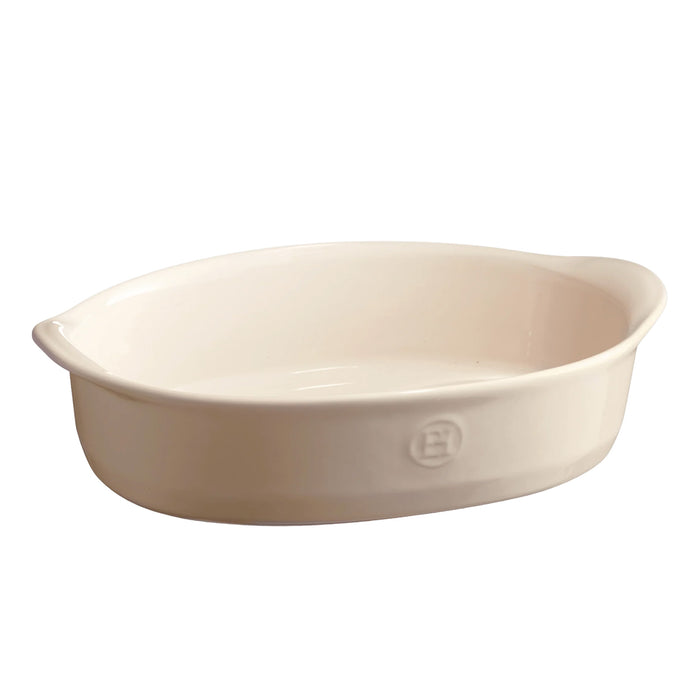 Emile Henry Small Oval Oven Dish Ultime, Clay