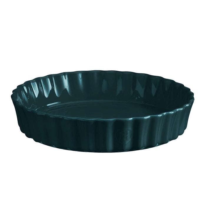 Emile Henry 11-Inch Deep Tart Dish, 2.1 Quart, Ocean