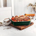 Emile Henry HR Modern Classics Square Baking Dish, 8" x 8", Evergreen