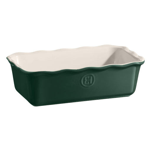 Emile Henry Modern Classics 3 Quart Loaf Pan, Evergreen