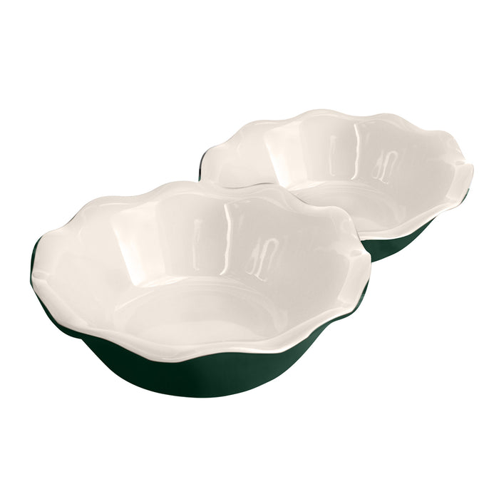 Emile Henry Mini Pie Dish, Set of 2, Evergreen