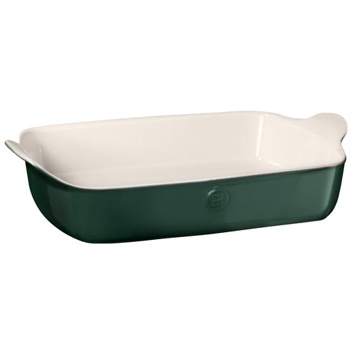 Emile Henry HR Modern Classics Large Rectangular Baker, 13" x 9", Evergreen